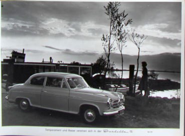 Borgward Isabella TS at dusk 1956 Factoryphoto (10165)